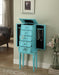 Tammy Light Blue Jewelry Armoire - Home Furniture And More (Brentwood, MD)
