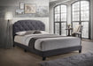 Tradilla Gray Fabric Queen Bed - Home Furniture And More (Brentwood, MD)