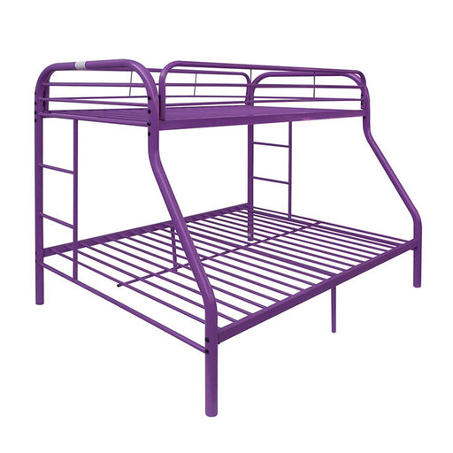 Tritan Purple Bunk Bed (Twin/Full) - Home Furniture And More (Brentwood, MD)