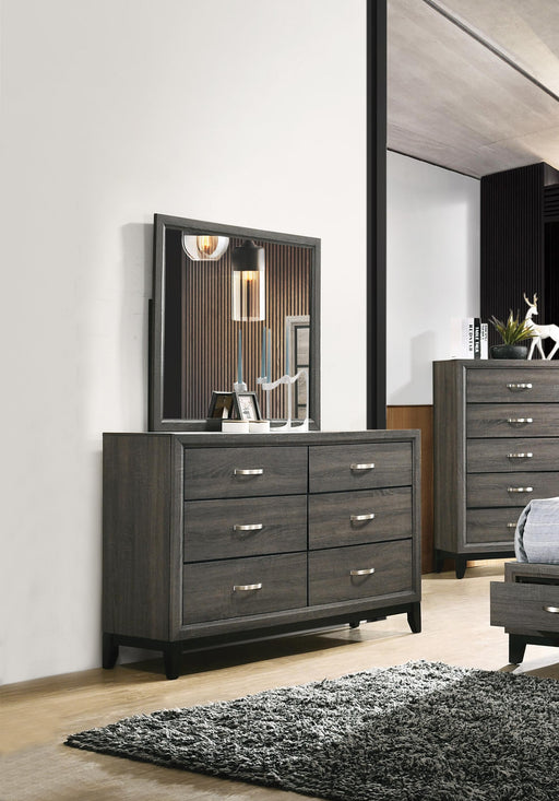 Valdemar Weathered Gray Dresser - Home Furniture And More (Brentwood, MD)