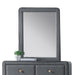 Valda Light Gray Fabric Mirror - Home Furniture And More (Brentwood, MD)
