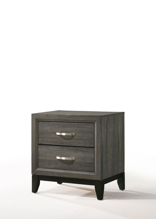 Valdemar Weathered Gray Nightstand - Home Furniture And More (Brentwood, MD)