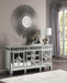 Varian Mirrored & Antique Platinum Server - Home Furniture And More (Brentwood, MD)