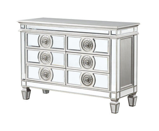 Varian Mirrored & Antique Platinum Server - Home Furniture And More (Brentwood, MD)