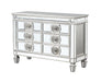 Varian Mirrored & Antique Platinum Server - Home Furniture And More (Brentwood, MD)