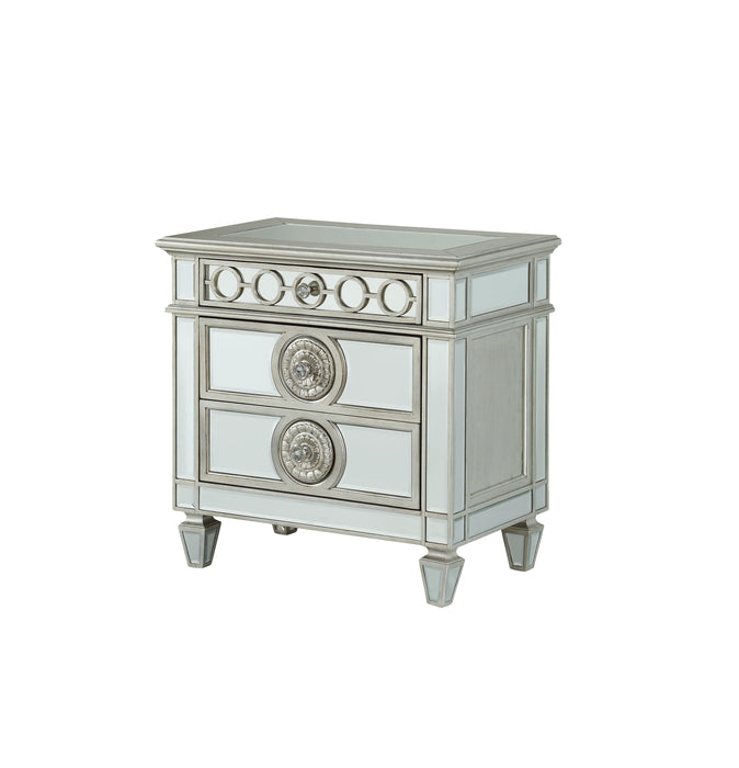 Varian Mirrored Nightstand - Home Furniture And More (Brentwood, MD)