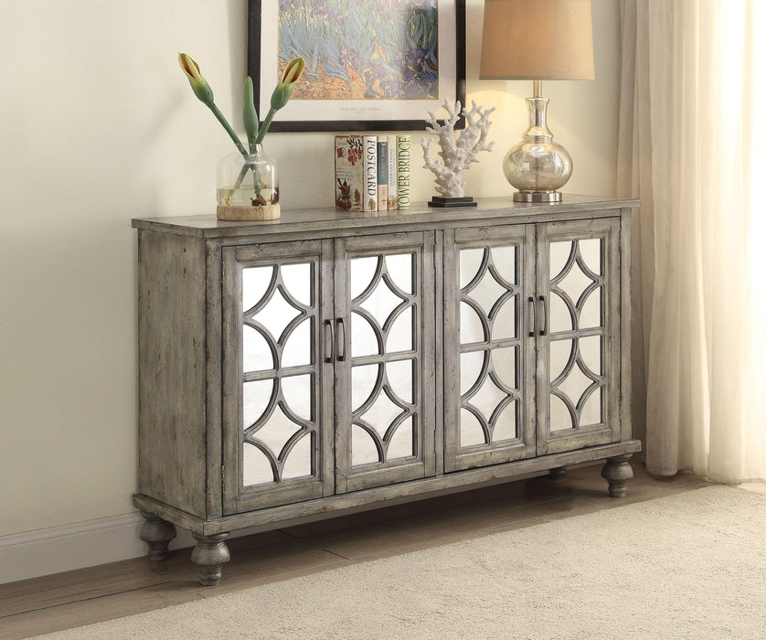 Velika Weathered Gray Console Table - Home Furniture And More (Brentwood, MD)