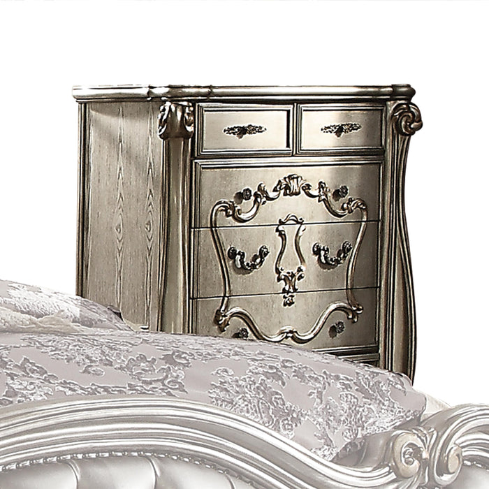 Versailles Antique Platinum Chest - Home Furniture And More (Brentwood, MD)