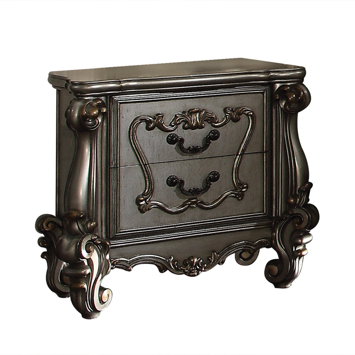 Versailles Antique Platinum Nightstand - Home Furniture And More (Brentwood, MD)