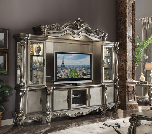 Versailles Antique Platinum TV Stand - Home Furniture And More (Brentwood, MD)