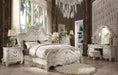 Versailles Bone White Queen Bed - Home Furniture And More (Brentwood, MD)