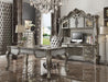Versailles Antique Platinum Computer Desk & Hutch - Home Furniture And More (Brentwood, MD)