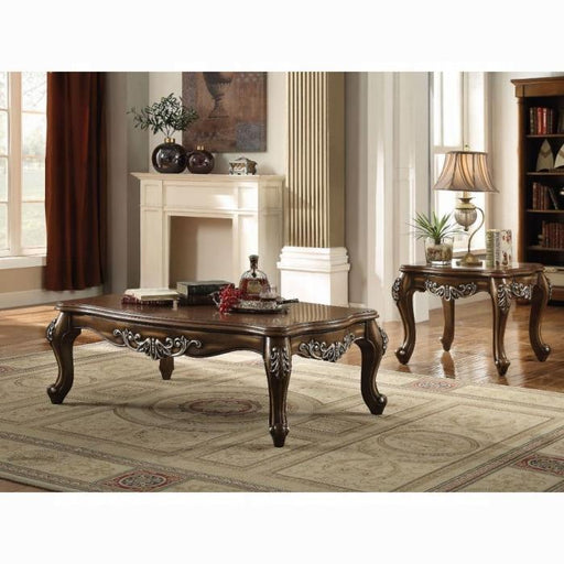 Latisha Antique Oak Coffee Table - Home Furniture And More (Brentwood, MD)