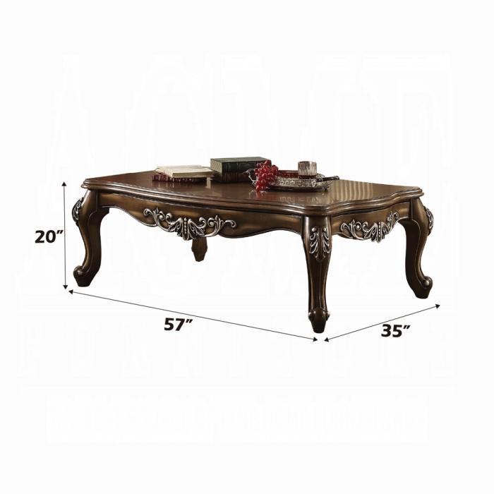 Latisha Antique Oak Coffee Table - Home Furniture And More (Brentwood, MD)