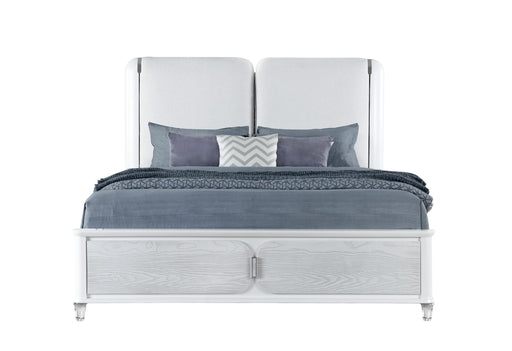 Apollo Grey Bed - Home Furniture And More (Brentwood, MD)
