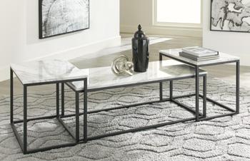 Donnesta Table (Set of 3) - Home Furniture And More (Brentwood, MD)