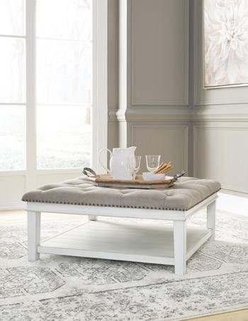 Kanwyn Upholstered Ottoman Coffee Table - Home Furniture And More (Brentwood, MD)