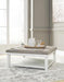 Kanwyn Upholstered Ottoman Coffee Table - Home Furniture And More (Brentwood, MD)