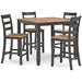 Gesthaven Counter Height Dining Table and 4 Barstools (Set of 5) - Home Furniture And More (Brentwood, MD)