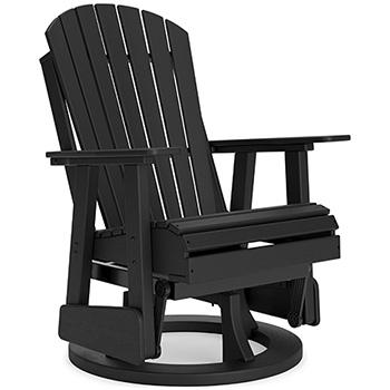 Hyland wave Outdoor Swivel Glider Chair - Home Furniture And More (Brentwood, MD)