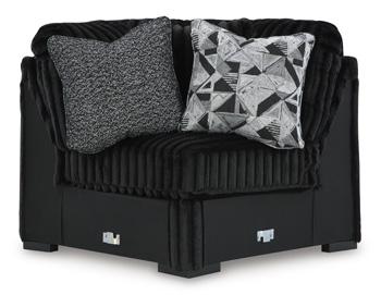 Midnight-Madness Sectional with Chaise - Home Furniture And More (Brentwood, MD)
