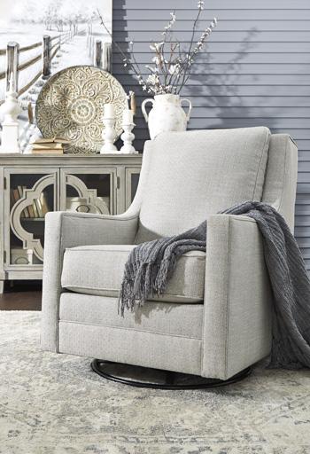 Kambria Swivel Glider Accent Chair - Home Furniture And More (Brentwood, MD)