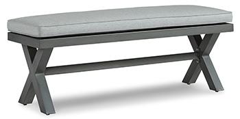 Elite Park Outdoor Bench with Cushion - Home Furniture And More (Brentwood, MD)