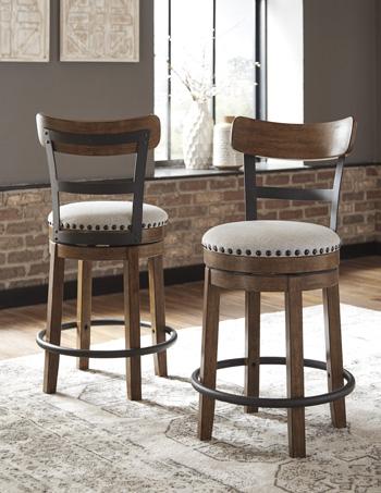 Valebeck Counter Height Bar Stool - Home Furniture And More (Brentwood, MD)
