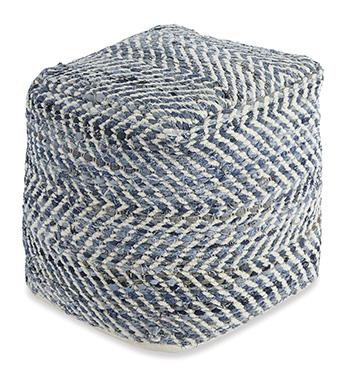 Chevron Pouf - Home Furniture And More (Brentwood, MD)