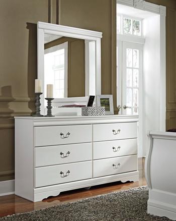 Anarasia Dresser and Mirror - Home Furniture And More (Brentwood, MD)