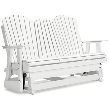 Hyland wave Outdoor Glider Loveseat - Home Furniture And More (Brentwood, MD)