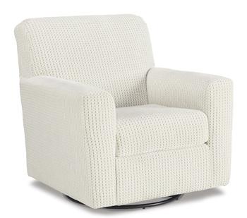 Herstow Swivel Glider Accent Chair - Home Furniture And More (Brentwood, MD)
