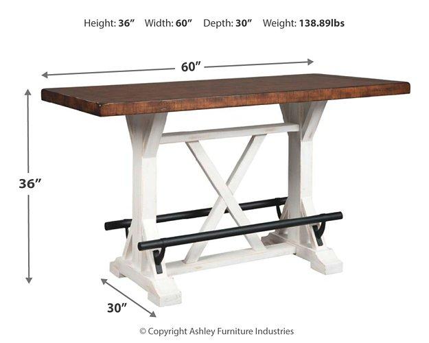 Valebeck Counter Height Dining Table - Home Furniture And More (Brentwood, MD)