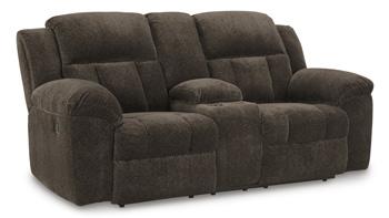 Frohn Reclining Loveseat with Console - Home Furniture And More (Brentwood, MD)