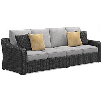 Beachcroft 2-Piece Outdoor Loveseat with Cushion - Home Furniture And More (Brentwood, MD)