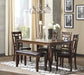 Bennox Dining Table and Chairs with Bench (Set of 6) - Home Furniture And More (Brentwood, MD)