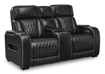 Boyington Power Reclining Loveseat with Console - Home Furniture And More (Brentwood, MD)