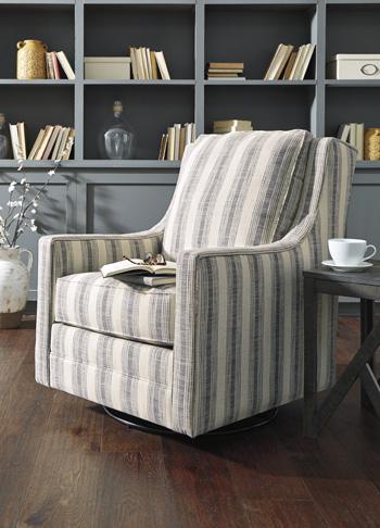 Kambria Swivel Glider Accent Chair - Home Furniture And More (Brentwood, MD)