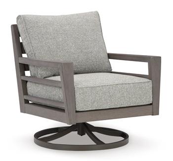 Hillside Barn Outdoor Swivel Lounge with Cushion - Home Furniture And More (Brentwood, MD)