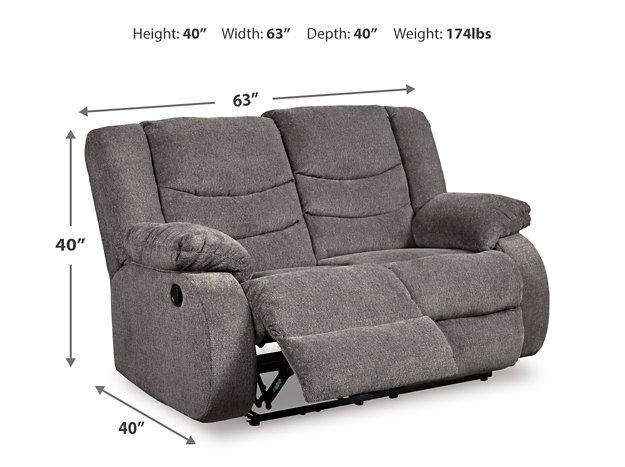 Tulen Reclining Loveseat - Home Furniture And More (Brentwood, MD)