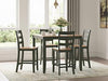 Gesthaven Counter Height Dining Table and 4 Barstools (Set of 5) - Home Furniture And More (Brentwood, MD)