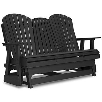 Hyland wave Outdoor Glider Loveseat - Home Furniture And More (Brentwood, MD)