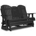 Hyland wave Outdoor Glider Loveseat - Home Furniture And More (Brentwood, MD)