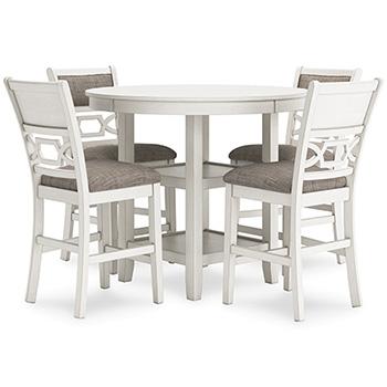 Erinberg Counter Height Dining Table and 4 Barstools (Set of 5) - Home Furniture And More (Brentwood, MD)