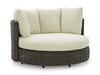 Kimora Outdoor Swivel Lounge Chair with Cushion - Home Furniture And More (Brentwood, MD)