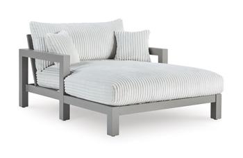 Hurley Park Outdoor Chaise Lounge with Cushion - Home Furniture And More (Brentwood, MD)