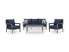 Gali Outdoor Sofa/Chairs/Table Set (Set of 4) - Home Furniture And More (Brentwood, MD)