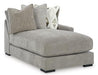 Aslan Court Sectional with Chaise - Home Furniture And More (Brentwood, MD)