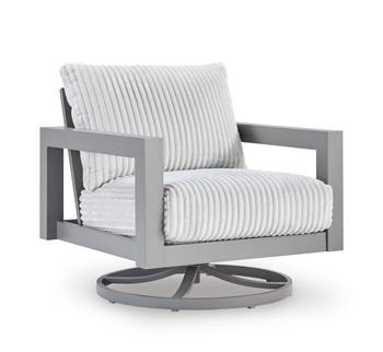 Hurley Park Outdoor Swivel Chair with Cushion - Home Furniture And More (Brentwood, MD)