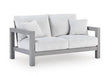 Hurley Park Outdoor Loveseat with Cushion - Home Furniture And More (Brentwood, MD)